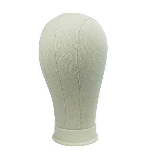 Amarillo Base bloque de corcho lienzo cabeza maniquí peluca estilo seco maniquí muñeca modelo pelo pantalla soporte Cover
