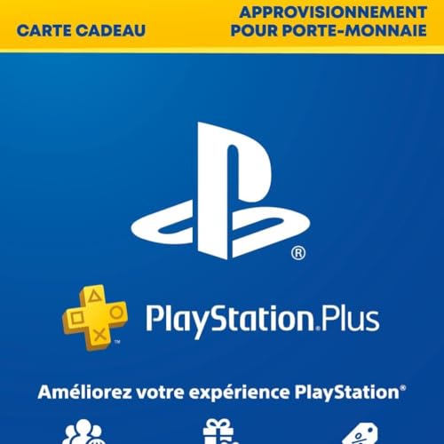 Sony PlayStation Plus, Carte d'Abonnement Premium 3 Mois, Jeux Mensuels, Multijoueur en Ligne, Contenu Exclusif, Compte Français