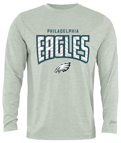 Zubaz NFL Men's Long Sleeve Team Graphic T-Shirt, Official Fan Apparel (Small - 5XL)