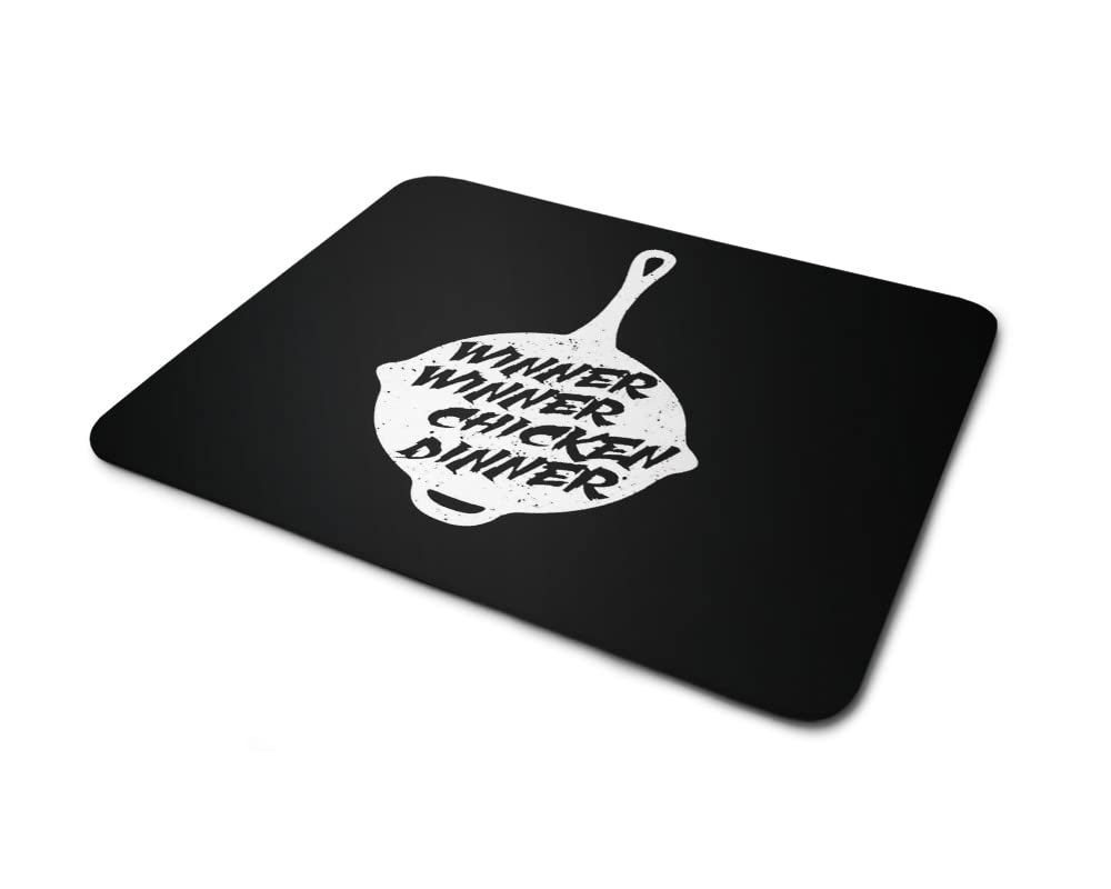 Lightning Hammerz Winner Winner Chicken Dinner Printed Mousepad | Pubg Gaming Mouse Pad for Gamer | Anti Skid Technology Mouse Pad for Laptops and Computers