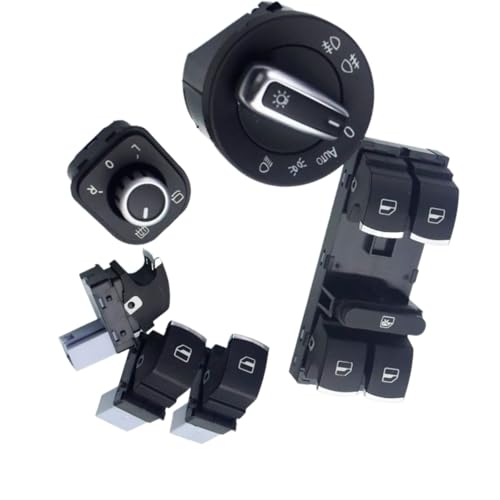 Interruptor faro europeo cromado soluciona fallos de luz en VW Amarok y Tiguan