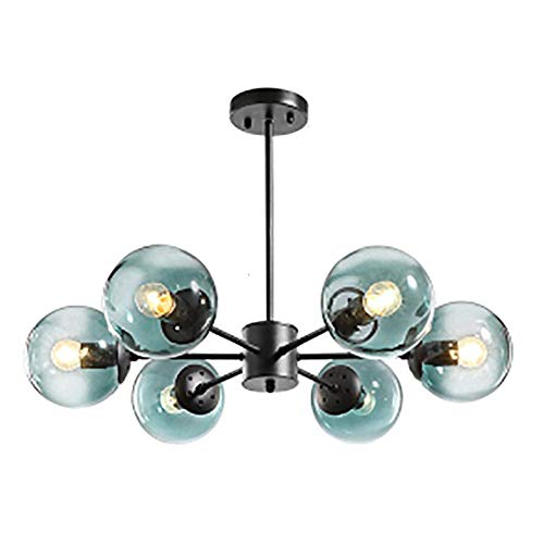Luminaire suspendu industriel vintage noir pour cuisine et salon
