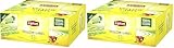 Lipton | Yellow Label | Schwarzer Tee | mit handgepflückten Schwarzteeblättern | pflanzenbasierte, einzeln verpackte Teebeutel | Rainforest-Alliance zertifiziert | 2er Pack | 100 Teebeutel