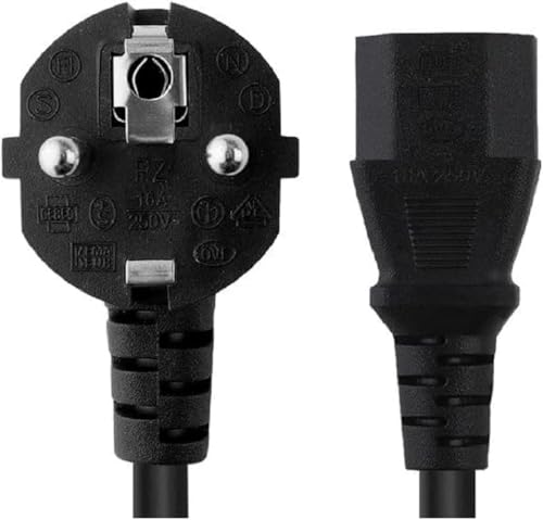 WICAREYO AC Netzkabel Kompatibel für PS4 Pro (Older Models),1.2M/3.9FT EU Stecker Stromkabel Versorgungskabel Kompatibel für PS4 Pro (Older Models)/Xbox One/Xbox 360 E/PS3 First Generation(Fat)