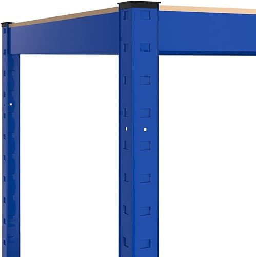 Miniatura 8 de Estantería poligonal grande y alta, estante esquinero, estantes de madera y acero de ingeniería de carga de 1929 libras, estante para almacén y