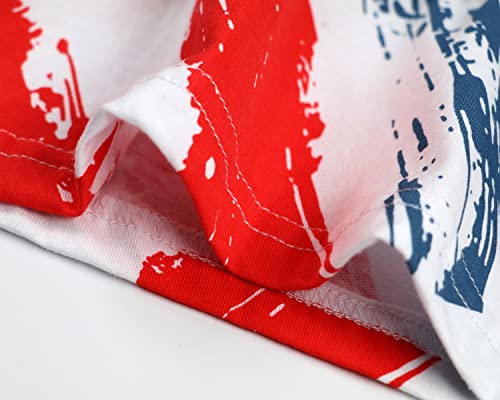 Boys 4Th Of July T Shirt Toddler American Flag Patriotic Short Sleeve Shirt Kids Independence Day Tee Tops 3T #TOP6