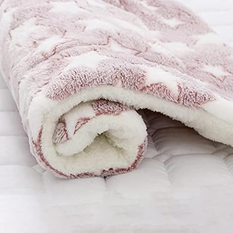 Cosy Calming Cat Blanket | Cat Blankets for Indoor Cats | Washable Ultra Soft Cat Dog Calming Blanket for Bed Mat | Premium Flannel Cloth Pet Cushion Pad for Cats Dogs Cover