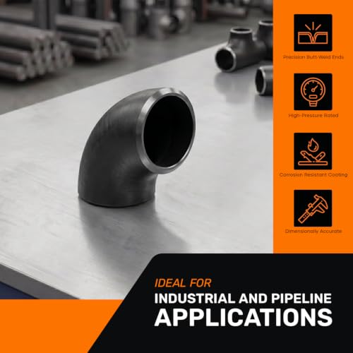 SUPPLYGIANT 6" Short Radius 90° Elbow Extra Heavy Carbon Steel Pipe Fitting by SUPPLYGIANT - Used condition - Image 7