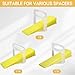 Storystore Tile Leveling System Tile Wedges, 400 Reusable Tile Wedges Leveler for 1/8 Inch, 1/16 Inch, 1/32 Inch Tile Spacers Leveling Clips, Tile Leveler Tools for Wall and Floor Tile