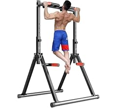 PTEROMYS Power Tower Pull Up Dip Station Assistive Trainer Multi-Function Home Gym Strength Training Fitness Equipment for …