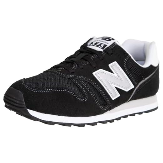 New Balance 373 Sneaker Trainer Schuhe (Black White, EU Schuhgrößensystem, Erwachsene, Numerisch, M, 44)