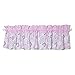 Trend Lab Grace Window Valance, Purple, Blue, Gray and White