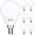 comzler Ceiling Fan Light Bulbs Candelabra LED Bulbs - 60 watt Equivalent, 5000K Daylight White Candelabra E12 Base A15 Small Light Bulbs,600lm,Non-Dimmable, Pack of 6