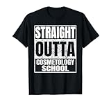 Photo Gallery straight outta cosmetology school graduation class funny maglietta Photo Gallery straight outta cosmetology school graduation class funny maglietta