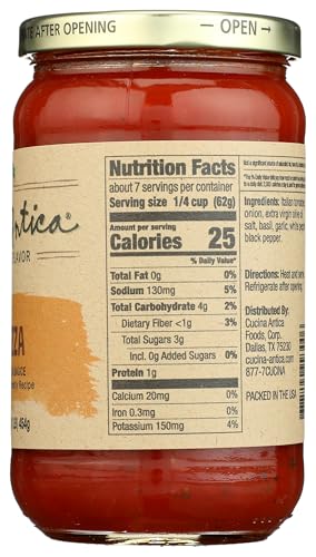 CUCINA ANTICA La Pizza Sauce, 16 OZ