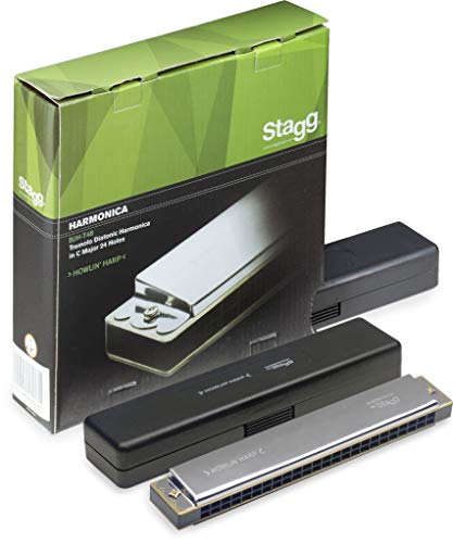 Gaita De Boca Tremolo Bjh T48 Em Dó Stagg