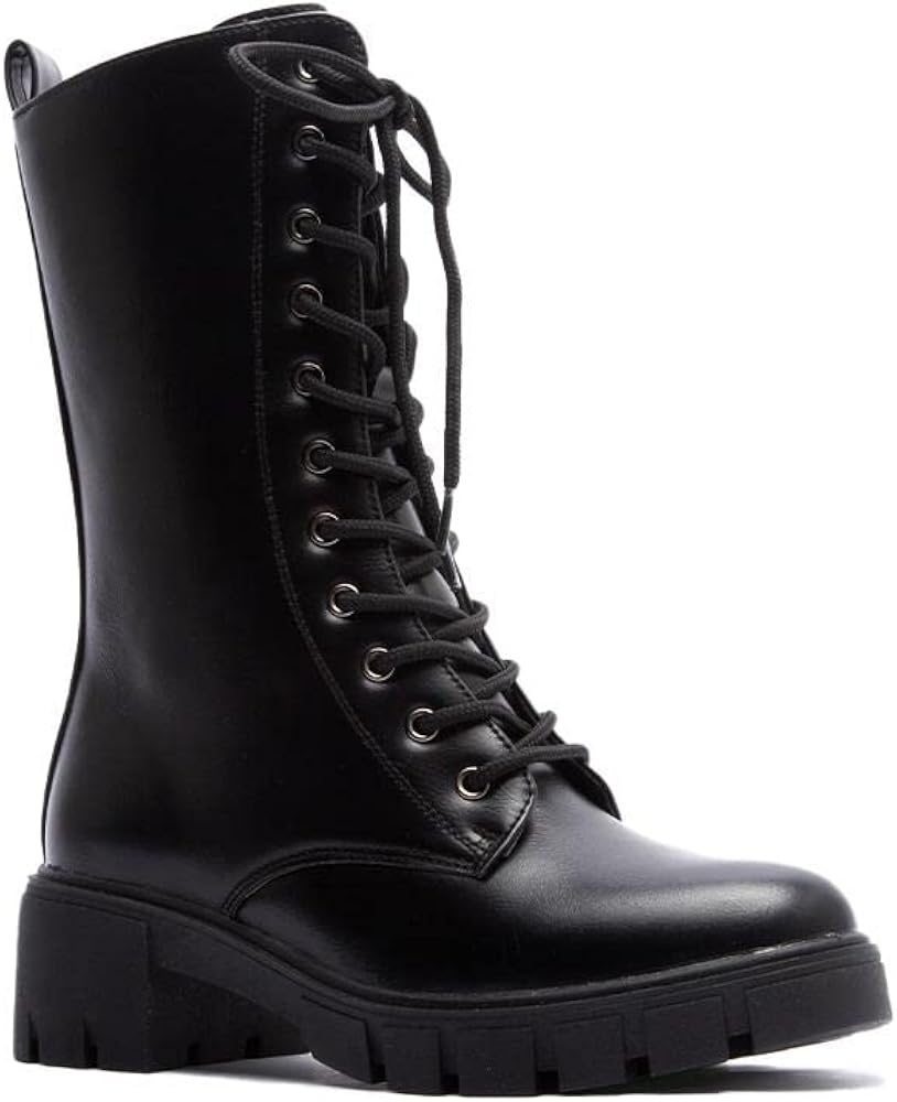 Amazon.com | RENLEY-02 Boots Black 7 