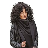 23 Farben zur Auswahl XXL Musselintuch Tuch schwarz fledermausschwarz Mummelito Halstuch Musselin Damen unisex Dreieckstuch Schal Herren Männer Frauen Farbwahl 21 Farben