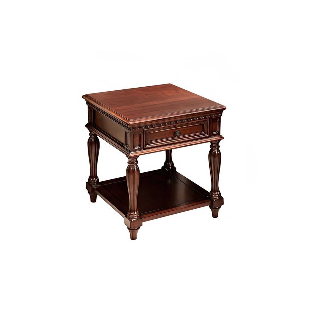 eexbz Sofa Wooden Side Table Sofa Side Table Bedside Table Living Room Single Drawer Storage Corner Table Sofas for Living Room