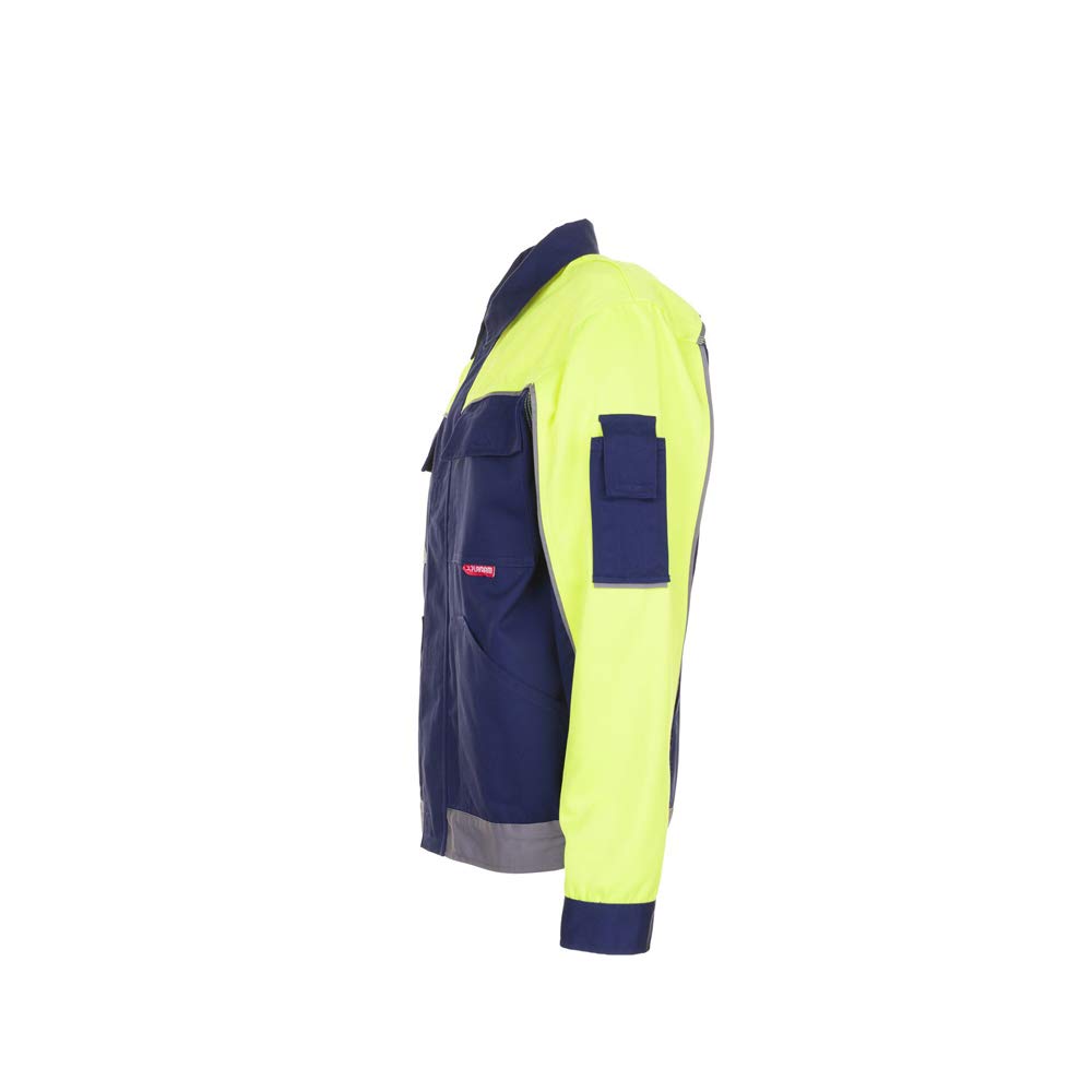 Planam Herren Visline Bundjacke Visline V1 Größe 27 in marine/gelb/zink (1er Pack)