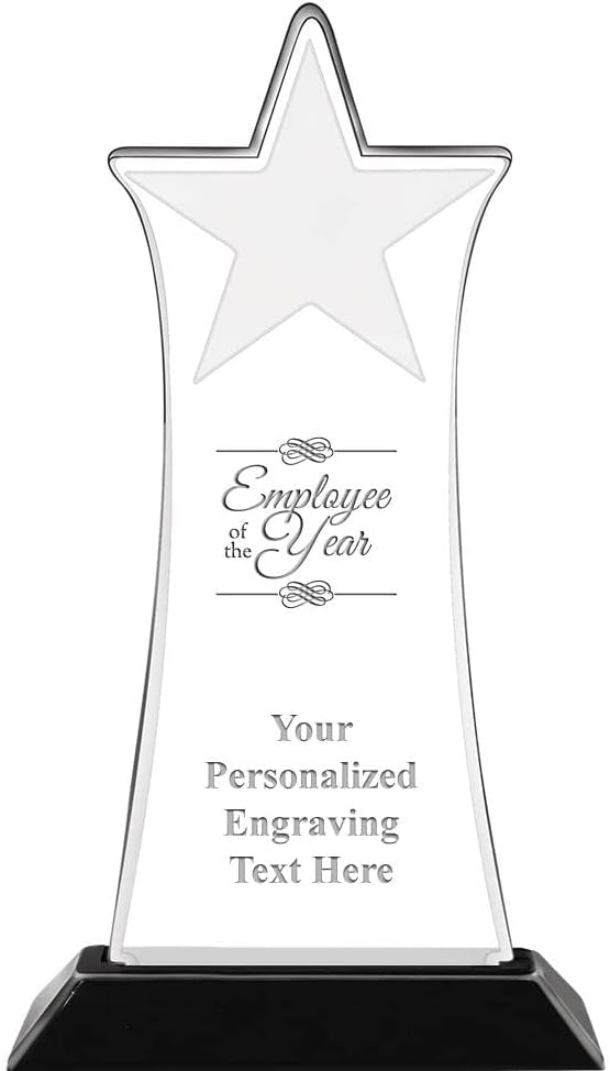 Crown Awards 8.75" Meteorite Acrylic Award, Personalize with Your Engraving