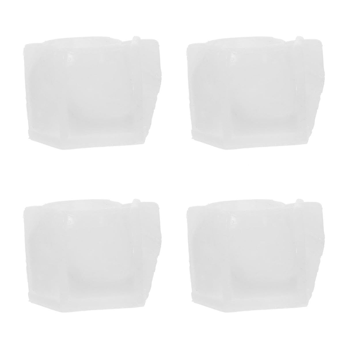 VILLCASE 4 Pièces Moule en Silicone Cygne Salle sucettes glacées Faux Moule résine makrout à Cake Cake en Silicone pour Bricolage de Bricolage de Cygne Blanche