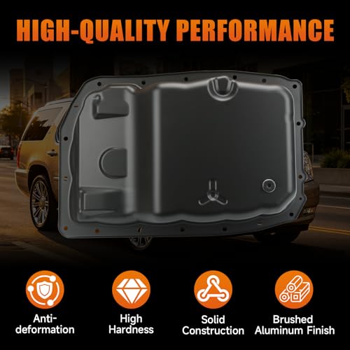 265-582 6L80 Transmission Oil Pan Kit Compatible with Cadillac Escalade Chevy Avalanche Camaro Silverado Suburban GMC Sierra Yukon XL 1500 Hummer H2 Replaces# 24222657 24224781 by doietc - Used condition - Image 4