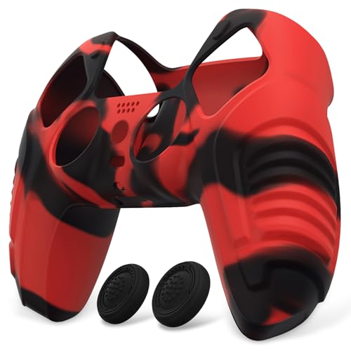 PlayVital Funda de Silicona para ps5 Mando - Carcasa Antideslizan...