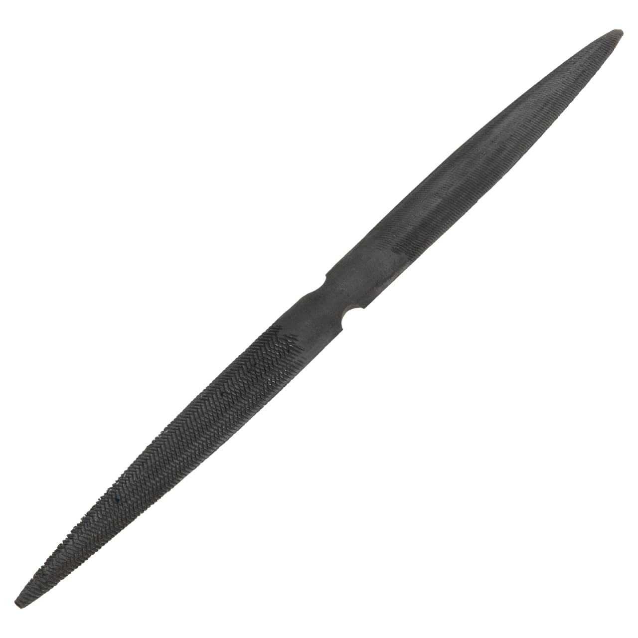 Operitacx Lima de Cera Semicircular Resistente de Doble para Modelado y Tallado Herramienta de Acero Suave Mango Ergonómico para Joyería Bricolaje y Carpintería