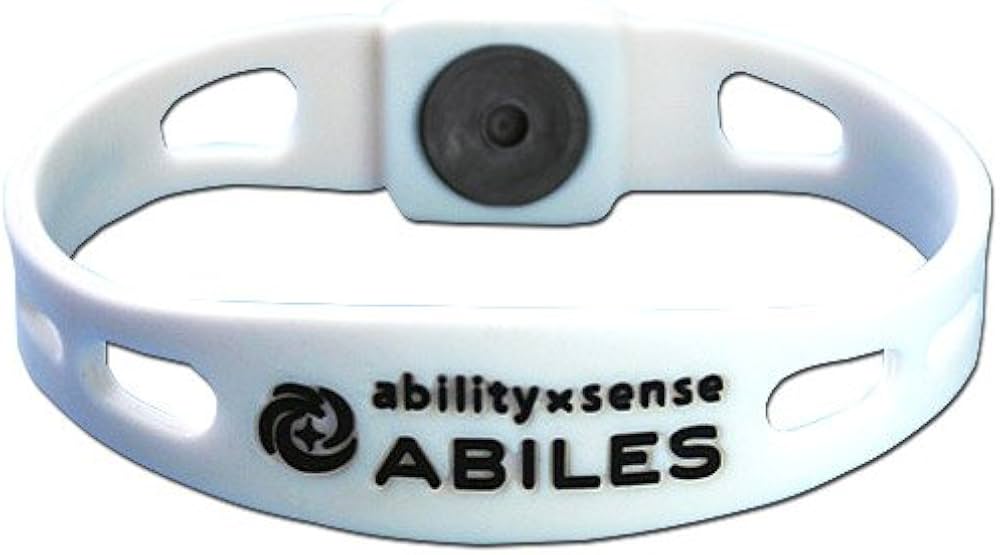 Amazon | ABILES(アビリス) PLUS ブレスレット/アンクレット ホワイト Amazon | ABILES(アビリス) PLUS ブレスレット/アンクレット ホワイト