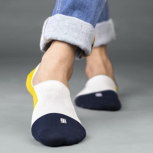 Image of SockSoho Premium Loafer Cotton Socks for MEN - (COLOR: Multicolor | Loafer Length | 7-12 UK Size)