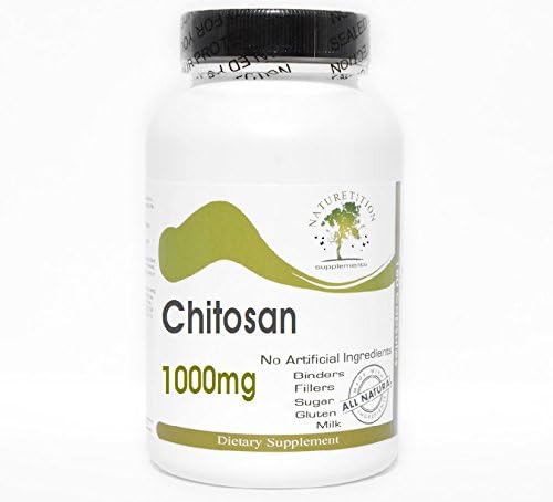 Chitosan 1000mg ~ 180 Capsules - No Additives ~ Naturetition Supplements