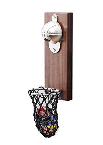 Toss Bastidor de Baloncesto Abridor Bar Cerveza Imán Abierto Refrigerador Etiqueta de la Cesta de Ganzar Botella Cap Restaurante Pub Regalo de Cover