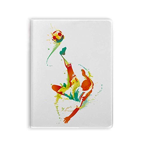 Carnet de football souple et cahier de notes sportives pour fan de foot