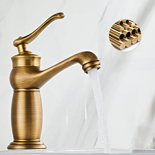 Robinet monotrou haut pour mitigeur de lavabo avec jet d'eau aéré - 6