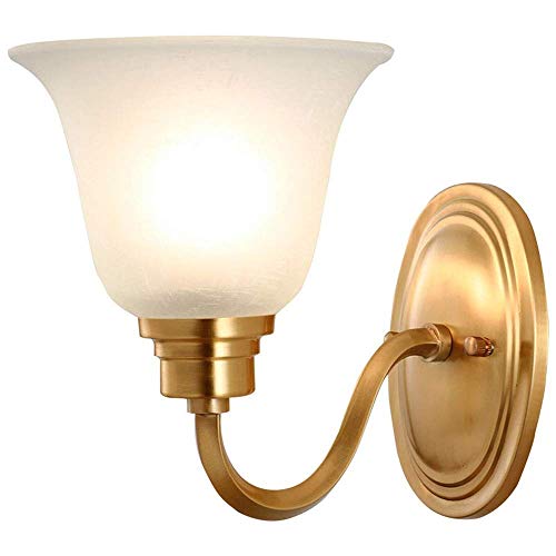 Lampe de chevet applique murale en cuivre E27 luminaire design salon entree couloir
