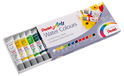 Pentel wfrs2-12 aquarelkleuren, 12 kleuren, meerkleurig