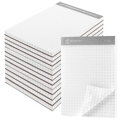 Bloc-notes A6 quadrillés en papier 90g pour une écriture fluide sans transparence