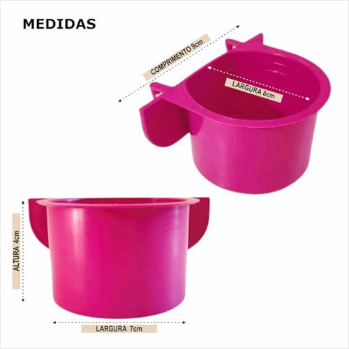 Ninho para Calopsita com Comedouro e Bebedouro, 33 x 16,5 x 16 cm, Natural, Kit Completo com Serrage