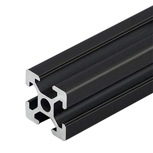 IXGNIJ 4pcs 400mm T Slot 2020 Aluminum Extrusion European Standard Anodized Linear Rail for 3D Printer Parts and CNC DIY Black(15.75inch) by IXGNIJ - Image 6