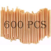 5 Inch 600pcs Biodegradable Cocktail Straws Made from Sugarcane Fiber A CompostableSturdy Drinking Straws for Hot and Cold Drinks Not Foggy Packed by 200 Count per box3 packs
