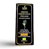 Cretan Liquid Gold Organic Extra Virgin Olive Oil — Gourmet Chef-Preferred • Crete • Cold Extracted • November Harvest - 5 Litre tin