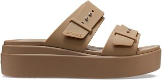 Crocs Damen Brooklyn Buckle Low Wedge Sandalen