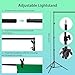 CuisinAid Photography Lighting kit with Backdrops, 8.5ft x 10ft Backdrop Stand, 5 Tripod Stands and Bulb, 85W LED Umbrella Softbox Continuous Lighting, for Photo Video Shoot