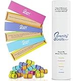 SERENITY SCROLLS Bible Verse Scrolls (96 Color Coded Scriptures) Inspirational Prayer Scrolls with Scriptures - Read Me When Bible Verses for Daily Encouragement - Religious Christian Catholic Gifts