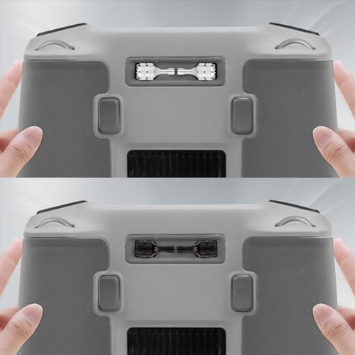 드론 컨트롤러 스틱 4개, 탈착식 드론 원격 조이스틱 썸 로커 교체품 DJI 미니 3 프로 드론 DJI RC 스마트 컨트롤러와 호환 (실버, 블랙) — 사진 6