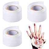 ✪【Fácil de usar】: Nuestras pegatinas de extensión de uñas deben cortarse a mano en la forma de la uña, y se aplica imprimación en la parte superior y posterior de la fibra.