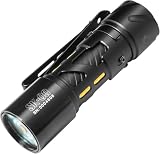 LOOP GEAR SK03 Mini EDC Flashlight with 6 Modes & 4 Detachable Color Filter