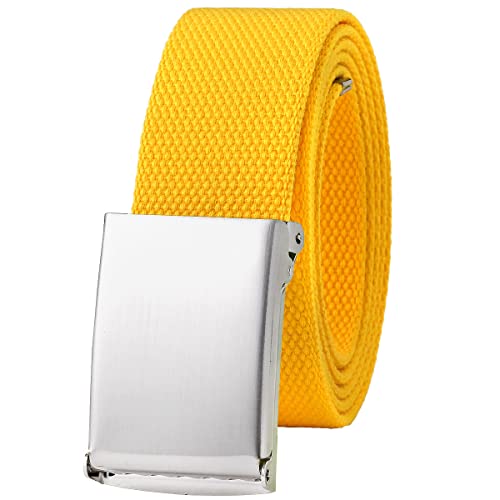 Image of Falari Canvas Web Belt Fully Adjustable Cut to Fit Golf Belt Flip Top Buckle
