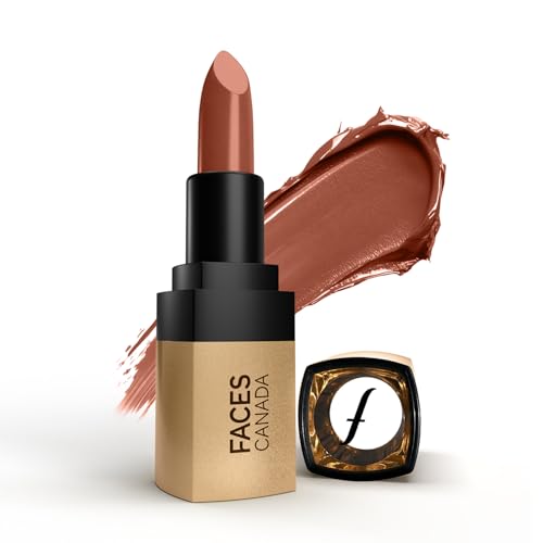 FACESCANADA Comfy Matte Velvet Touch Lipstick – Toffee Drizzle 08, 4.2g | Velvety Matte Finish | 8HR Longstay | Intense Colour | Hydrating Lips | Smooth Application